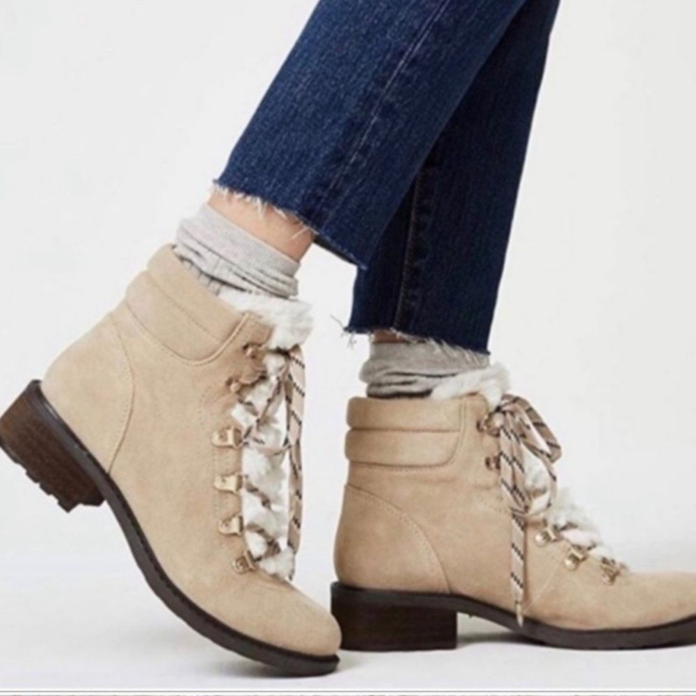 Sam Edelman Darrah 2 Winter Ankle Bootie Sand 8.5
